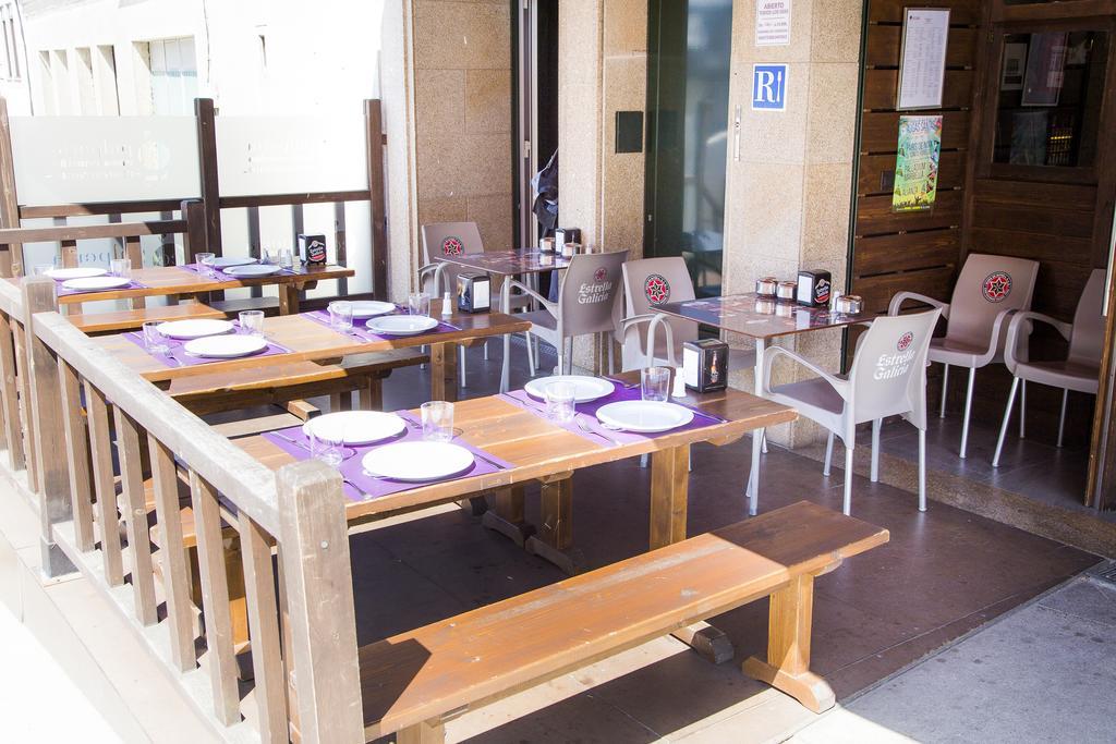 Pension Restaurante Casa Camino Palas de Rei المظهر الخارجي الصورة